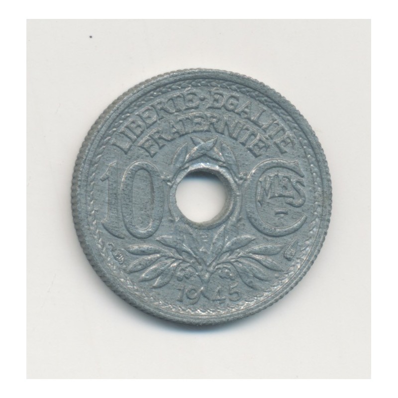 10 Centimes Lindauer - 1945 - Petit module - zinc - SUP+