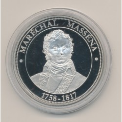 Médaille - Maréchal Massena - 1758-1817 - Collection Napoléon Bonaparte