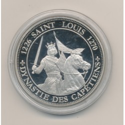 Médaille - Saint Louis - Dynastie des bourbons - cupronickel - Rois et reines de France - 41mm