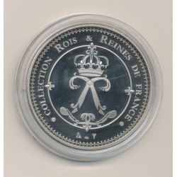 Médaille - Saint Louis - Dynastie des bourbons - cupronickel - Rois et reines de France - 41mm 2