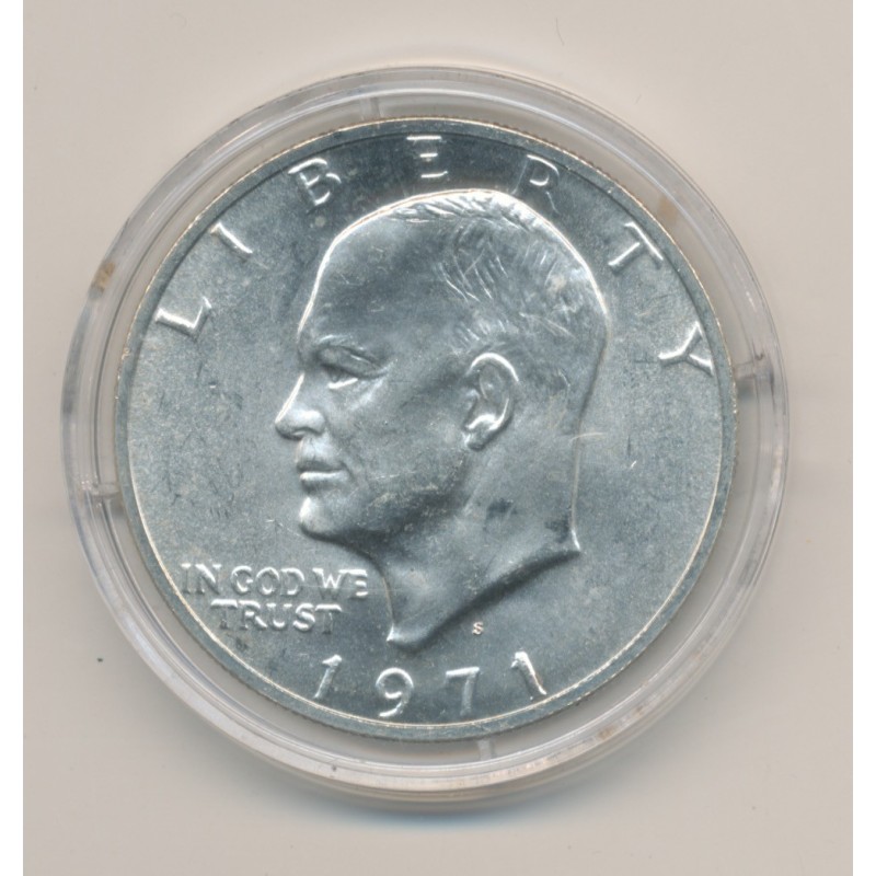 Etats-Unis - 1 Dollar 1971 S - Eisenhower - argent - FDC