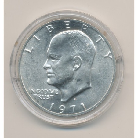 Etats-Unis - 1 Dollar 1971 S - Eisenhower - argent - FDC