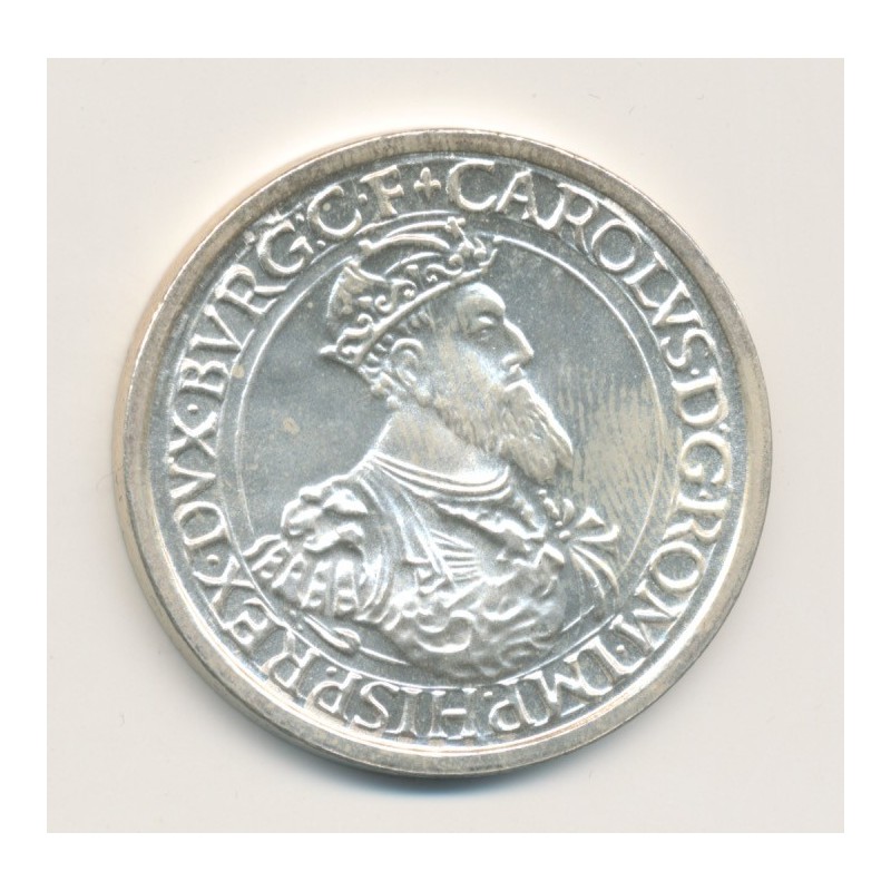 5 Ecu 1987 - Belgique - argent - Charles Quint