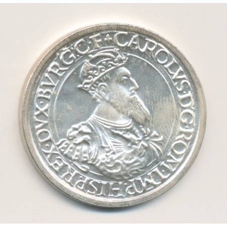5 Ecu 1987 - Belgique - argent - Charles Quint
