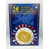 Coffret collecter - 2 Euro 10 ans euro 2009 - Drapeaux en couleur - 16 monnaies