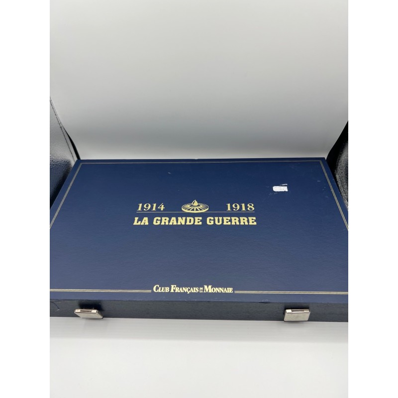 Coffret 12 Médailles - la grande guerre 1914-1918 - cupronickel - 41mm - FDC