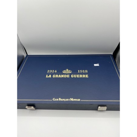 Coffret 12 Médailles - la grande guerre 1914-1918 - cupronickel - 41mm - FDC