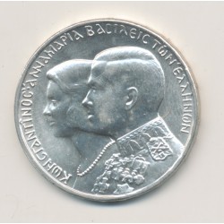 Grèce - 30 Drachme 1964 - mariage royal - argent - SPL