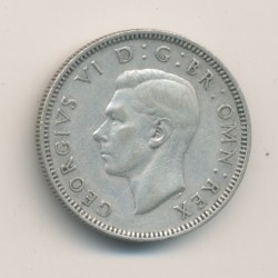 Angleterre - 1 Shilling 1944 - George vI - argent - TTB+