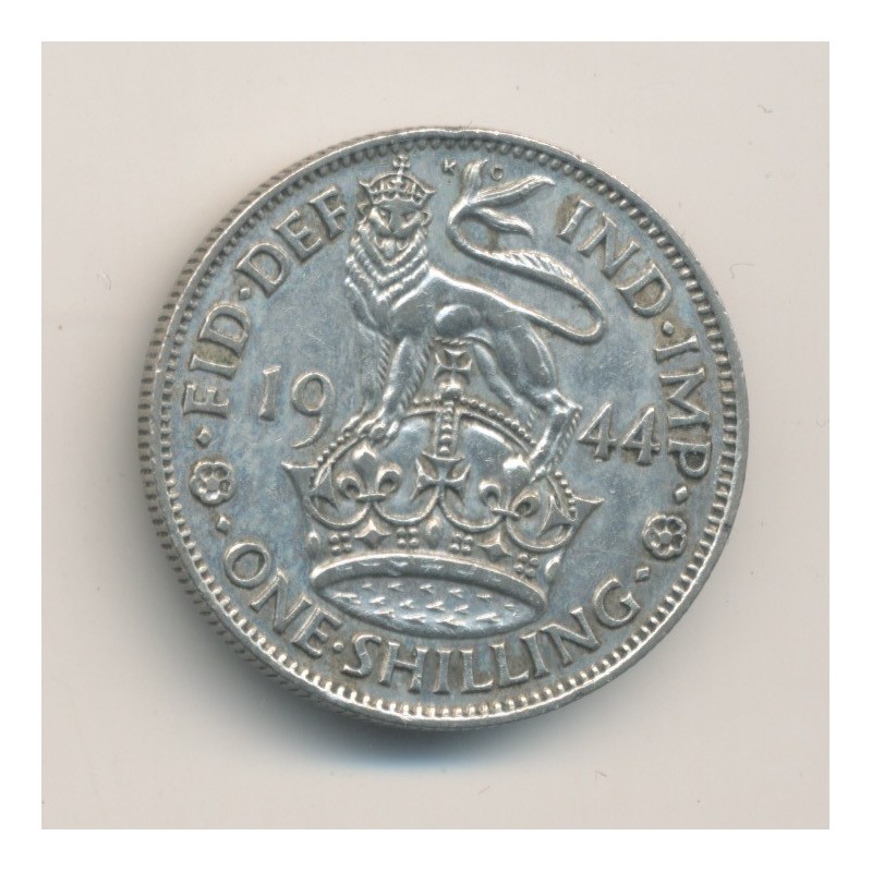 Angleterre - 1 Shilling 1944 - George vI - argent - TTB+