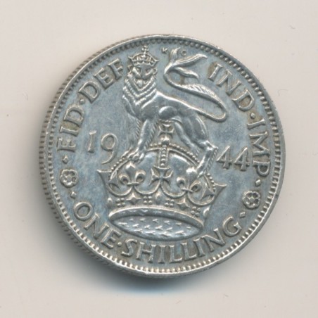 Angleterre - 1 Shilling 1944 - George vI - argent - TTB+