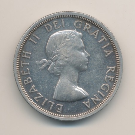 Canada - 1 Dollar 1953 - canoe - argent - SPL