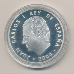 Espagne - 10 Euro 2004 - Juan carlos I - argent - FDC