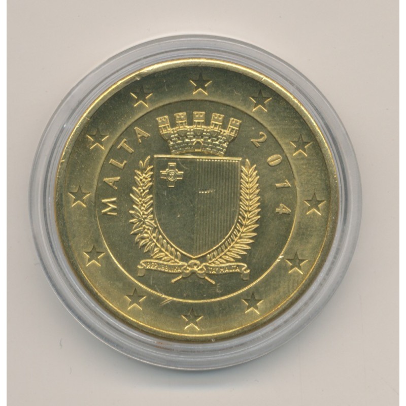 Malte - 5 Euro 2014 - Centenaire 1ere guerre mondiale - laiton - FDC