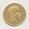 50 Francs Or - 1857 A Paris - Napoléon III - Tête nue - TTB+