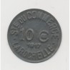 La Rochelle - 10 centimes 1917 - société du commerce - fer - SUP