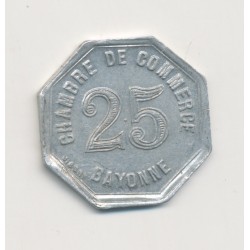 Département 64 - 25 centimes 1920 bayonne - alu - TTB+ 2
