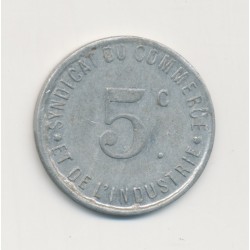 Département 17 - 5 Centimes 1917 - Rochefort sur mer - alu - TTB+
