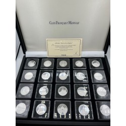 Coffret 20 Médailles - Trésors de nos régions - argent