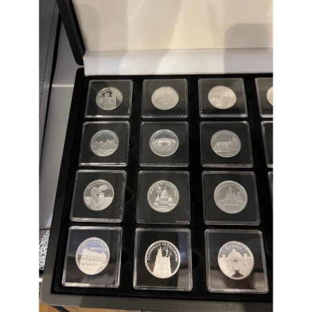 Coffret 20 Médailles - Trésors de nos régions - argent