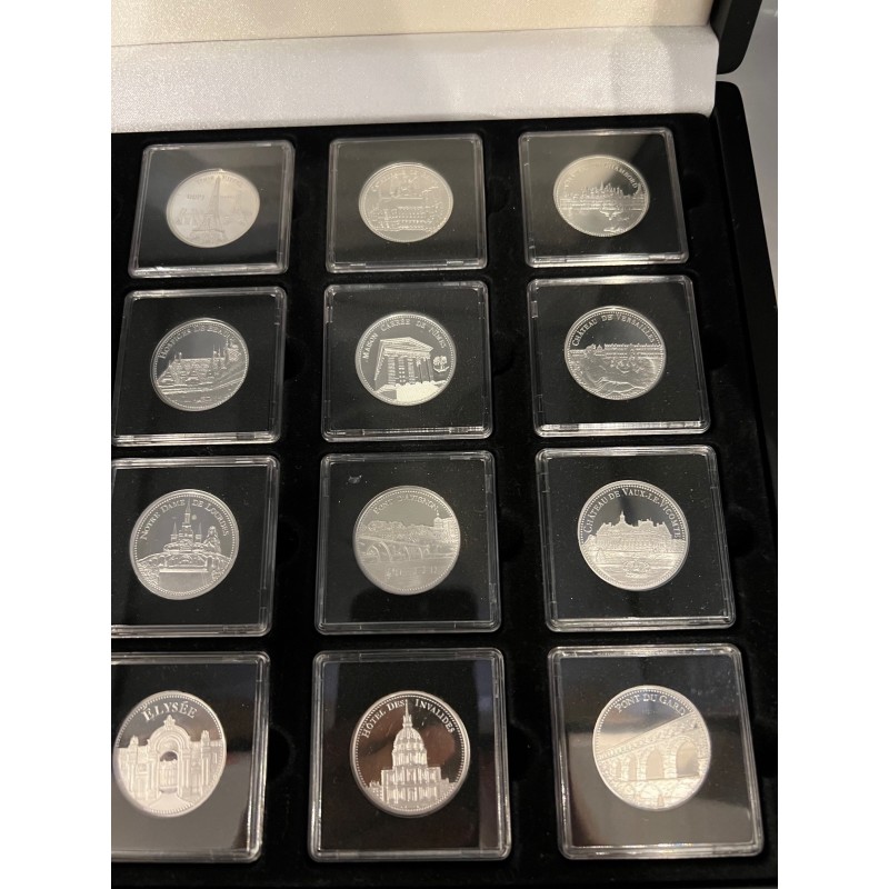 Coffret 20 Médailles - Trésors de nos régions - argent