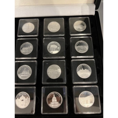 Coffret 20 Médailles - Trésors de nos régions - argent