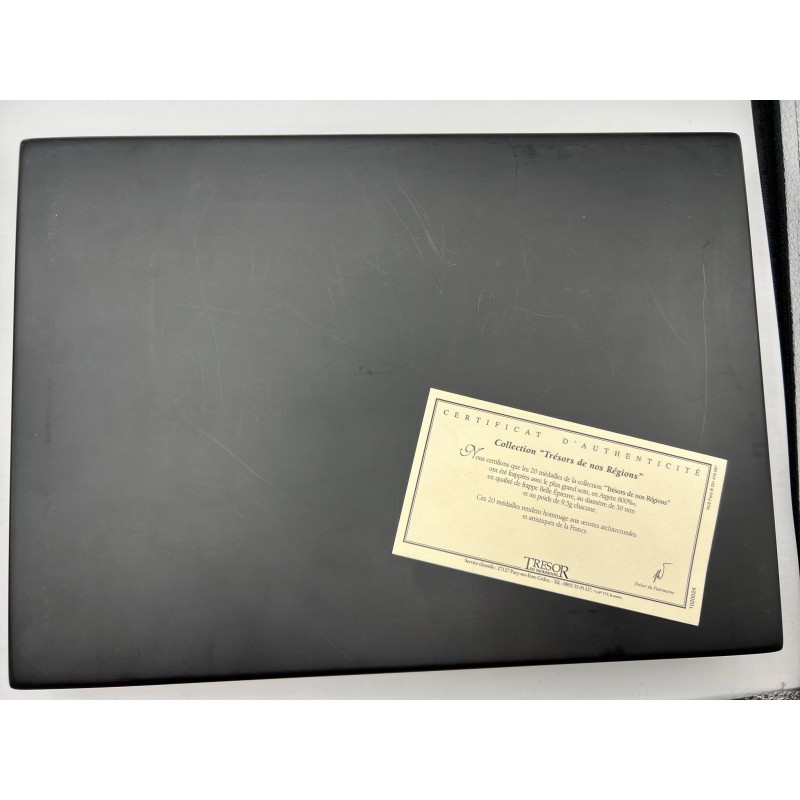 Coffret 20 Médailles - Trésors de nos régions - argent