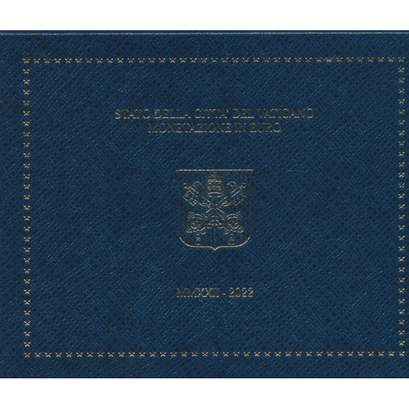BU Vatican 2022 - 8 Pièces 1 Cent à 2€ - Armoiries du Vatican  - 8.000 ex