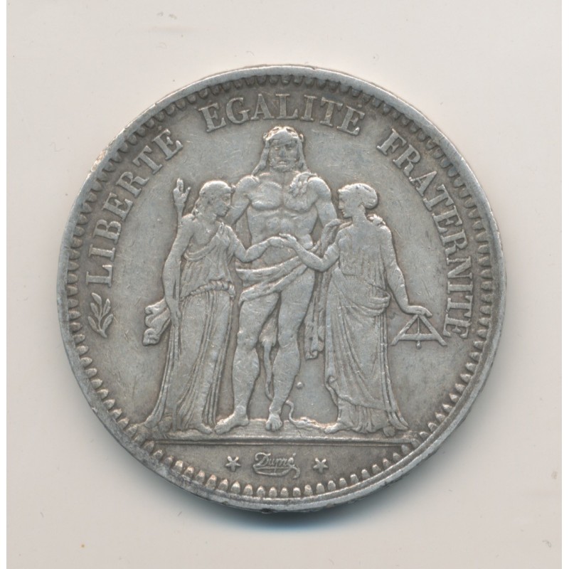 5 Francs Hercule - 1848 D Lyon - TB+