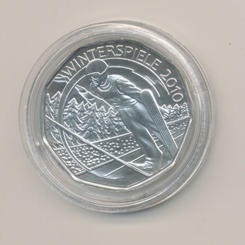 Autriche - 5 euro 2010 - JO Vancouver - argent - FDC
