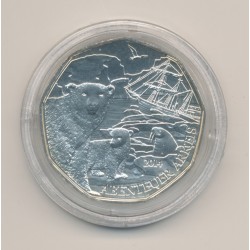 Autriche - 5 euro 2014 - aventure arctique - argent - FDC