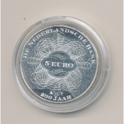 Pays-Bas - 5 Euro 2014 - Willemn alexander - argent - FDC 2