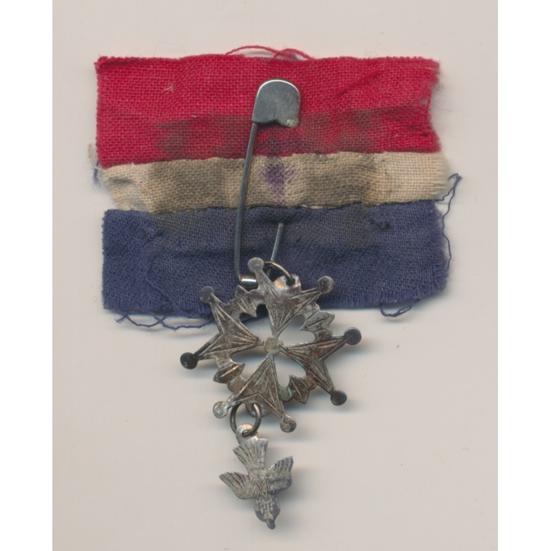 Insigne protestant - Croix huguenote
