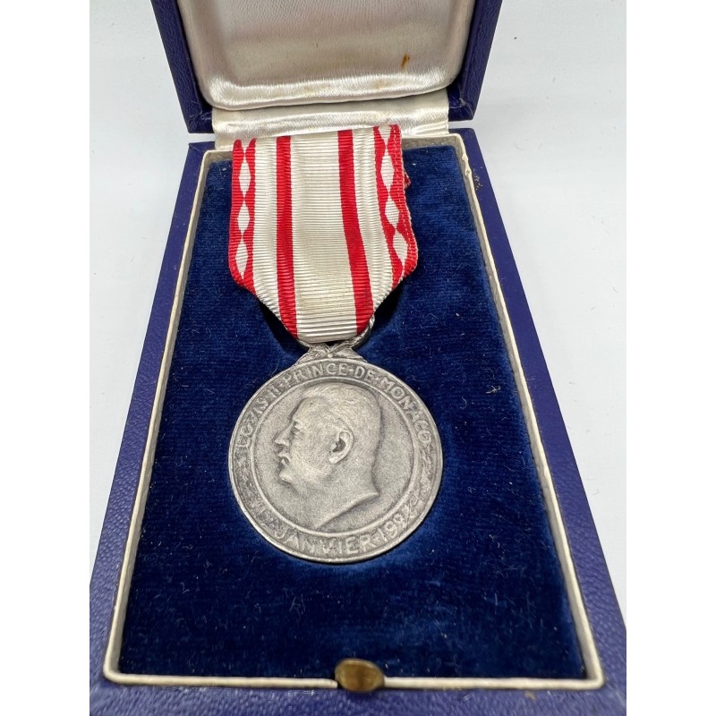 Monaco - Médaille du travail argent - Louis II 