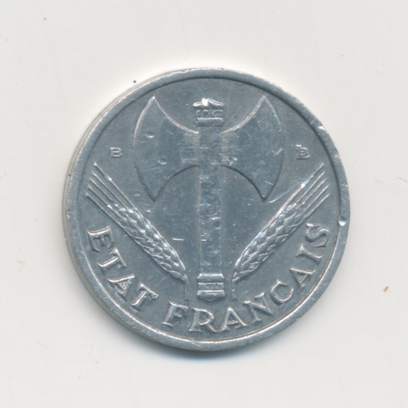 50 Centimes État Français - 1944 B - alu poids faible - TTB+