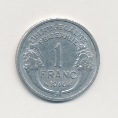 1 Franc Morlon - 1946 B - alu - TTB