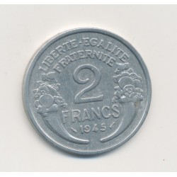 2 Francs Morlon - 1945 - alu - TTB