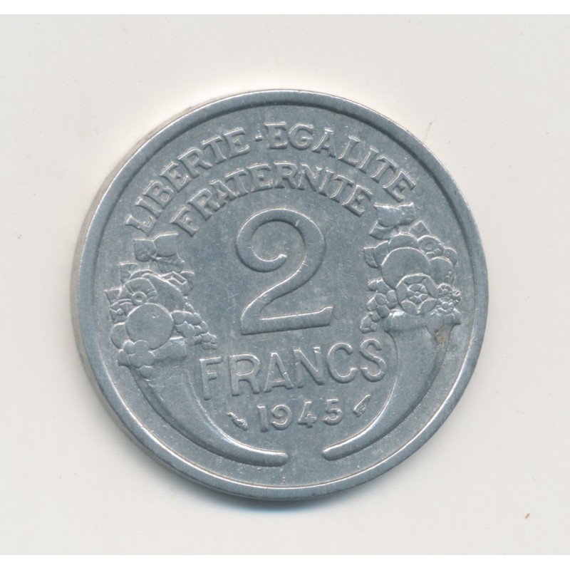 2 Francs Morlon - 1945 - alu - TTB