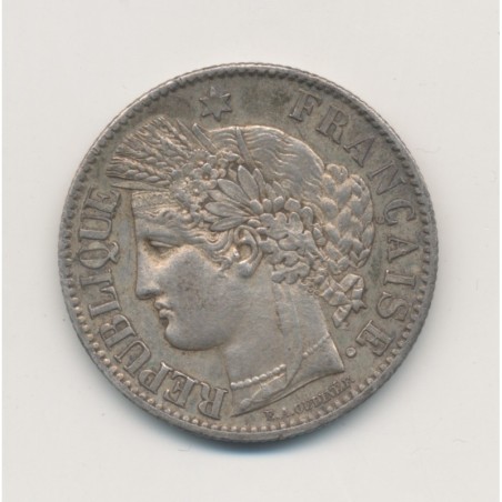 Cérès - 2 Francs - 1887 A Paris - TTB+