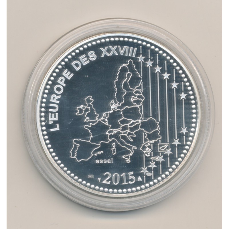 Euro de la victoire et de la paix - 2015 - argent 38g - 2.250 ex