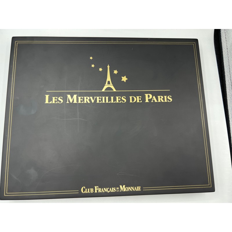 Coffret 5 Médailles - Les Merveilles de Paris - en or