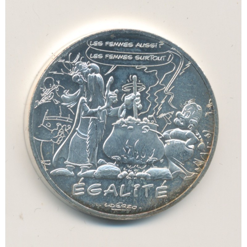 10 Euro Asterix - 2015 - égalité - Panoramix potion - argent 17g 0,333 