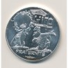 10 Euro Asterix - 2015 - fraternité - Panoramix chaudron - argent 17g 0,333 