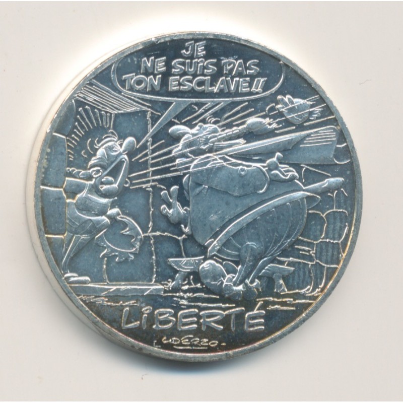 10 Euro Asterix - 2015 - liberté - Chef gaulois et sa femme - argent 17g 0,333 