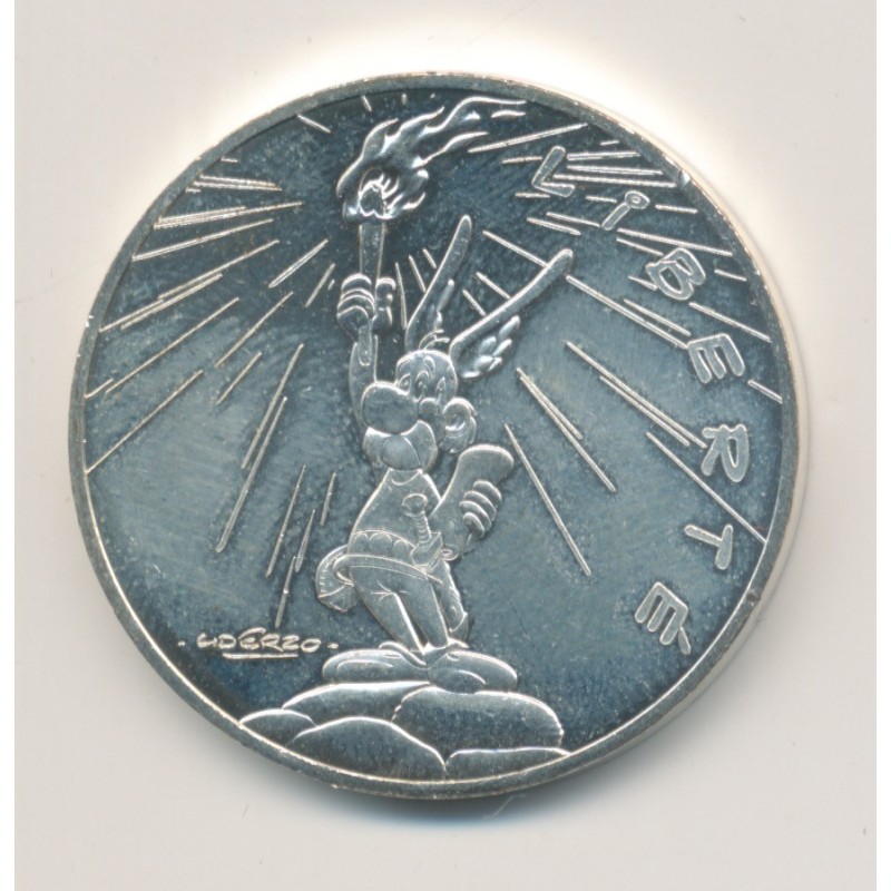 10 Euro Asterix - 2015 - liberté - Astérix avec torche - argent 17g 0,333 