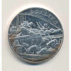 10 Euro Asterix - 2015 - égalité - asterix et obelix galère - argent 17g 0,333 