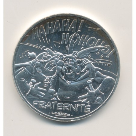 10 Euro Asterix - 2015 - fraternité - Chef gaulois rires - argent 17g 0,333 
