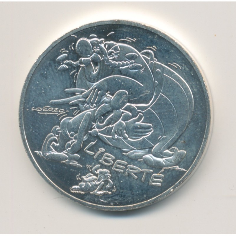 10 Euro Asterix - 2015 - liberté - asterix et obelix rires - argent 17g 0,333 