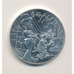 10 Euro Asterix - 2015 - égalité - falbala et mari - argent 17g 0,333 