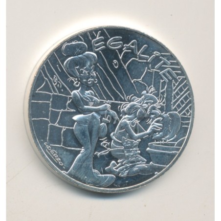 10 Euro Asterix - 2015 - égalité - falbala et mari - argent 17g 0,333 